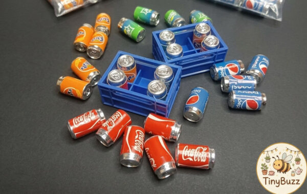 Miniature Blue Coke Case