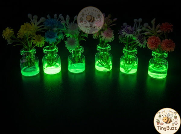 Glow-in-the-Dark Miniature Flower Vase
