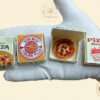 Miniature Pizza Box and Pizza Set