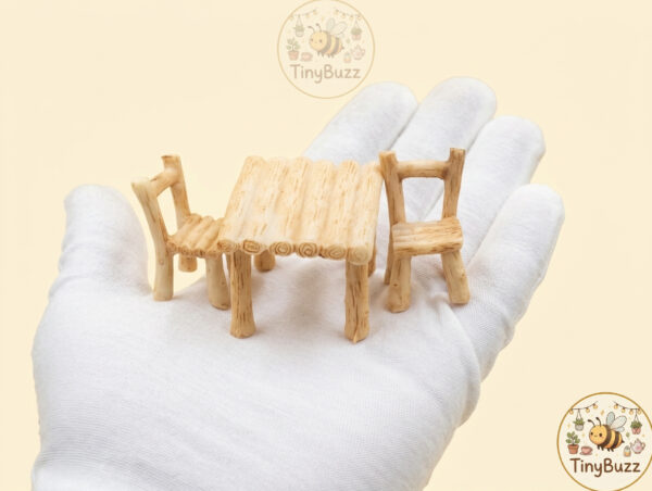 Miniature Gardening Table And Chair Set