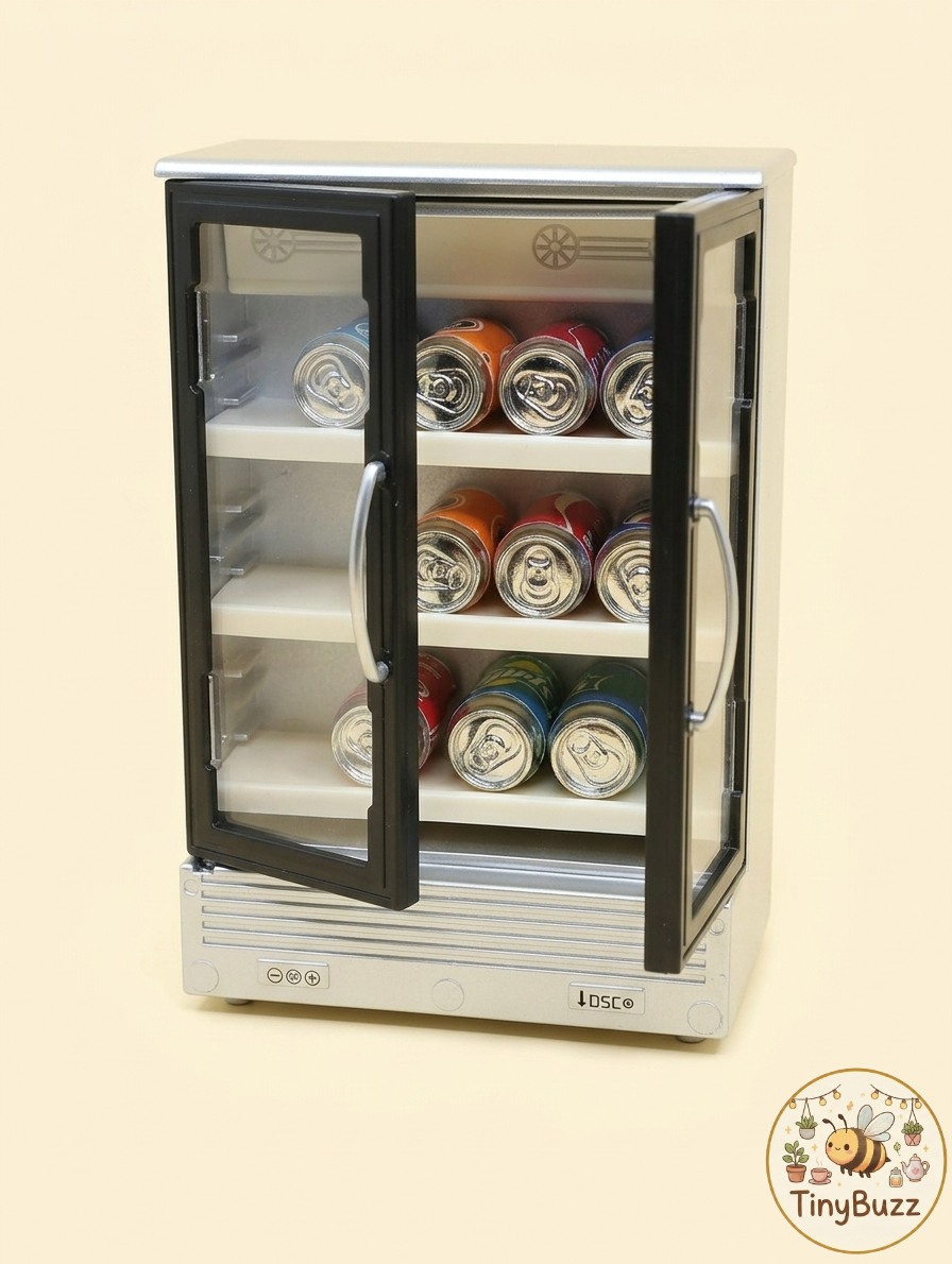 Miniature Double Door Refrigerator