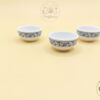 Miniature small blue and white porcelain bowl