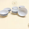 Miniature small blue and white porcelain bowl