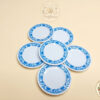 Miniature blue printed plate (with holes)