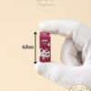Miniature red-chocolate biscuits