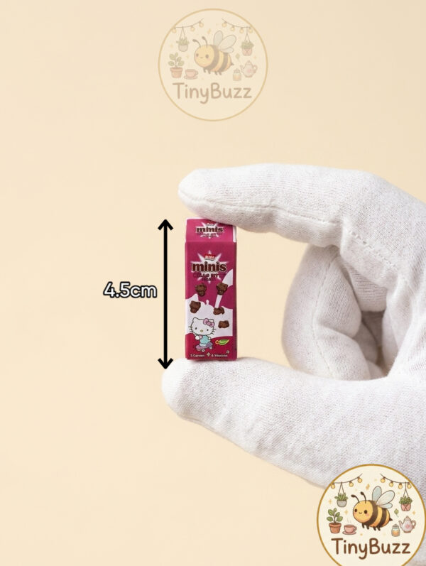 Miniature red-chocolate biscuits