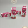 Miniature red-chocolate biscuits