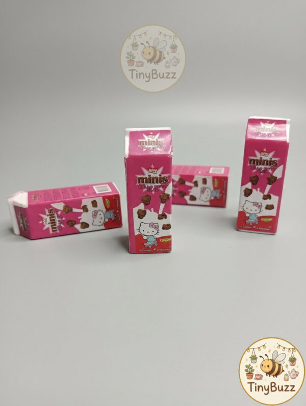 Miniature red-chocolate biscuits